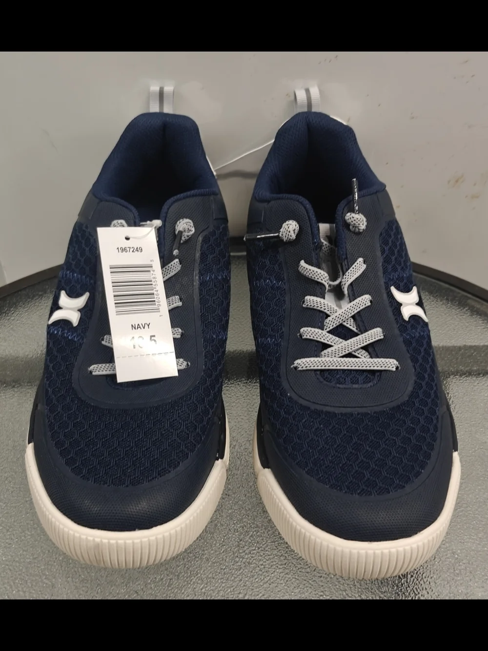 Hurley Exeter Men's Size 10.5 Casual Lace-up Sneakers Navy Blue New Without Box